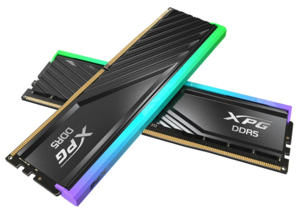 оперативная память DDR5 32 ГБ (2×16 ГБ) ADATA LANCER BLADE RGB, 6000 МГц, [AX5U6000C4816G-DTLABRWH]