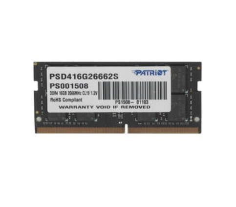 Оперативная память Patriot Signature 16 ГБ DDR4 2666 МГц SO-DIMM PSD416G26662S
