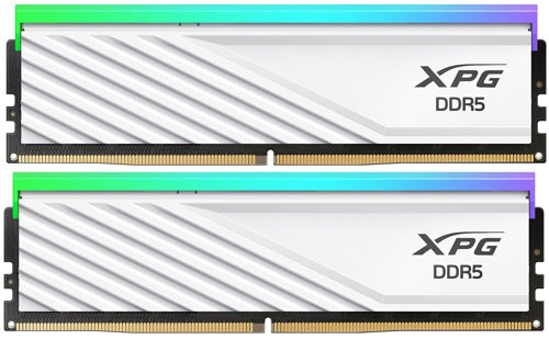 оперативная память DDR5 32 ГБ (2×16 ГБ) ADATA XPG LANCER BLADE RGB, 6000 МГц, [AX5U6000C3016G-DTLABRWH]