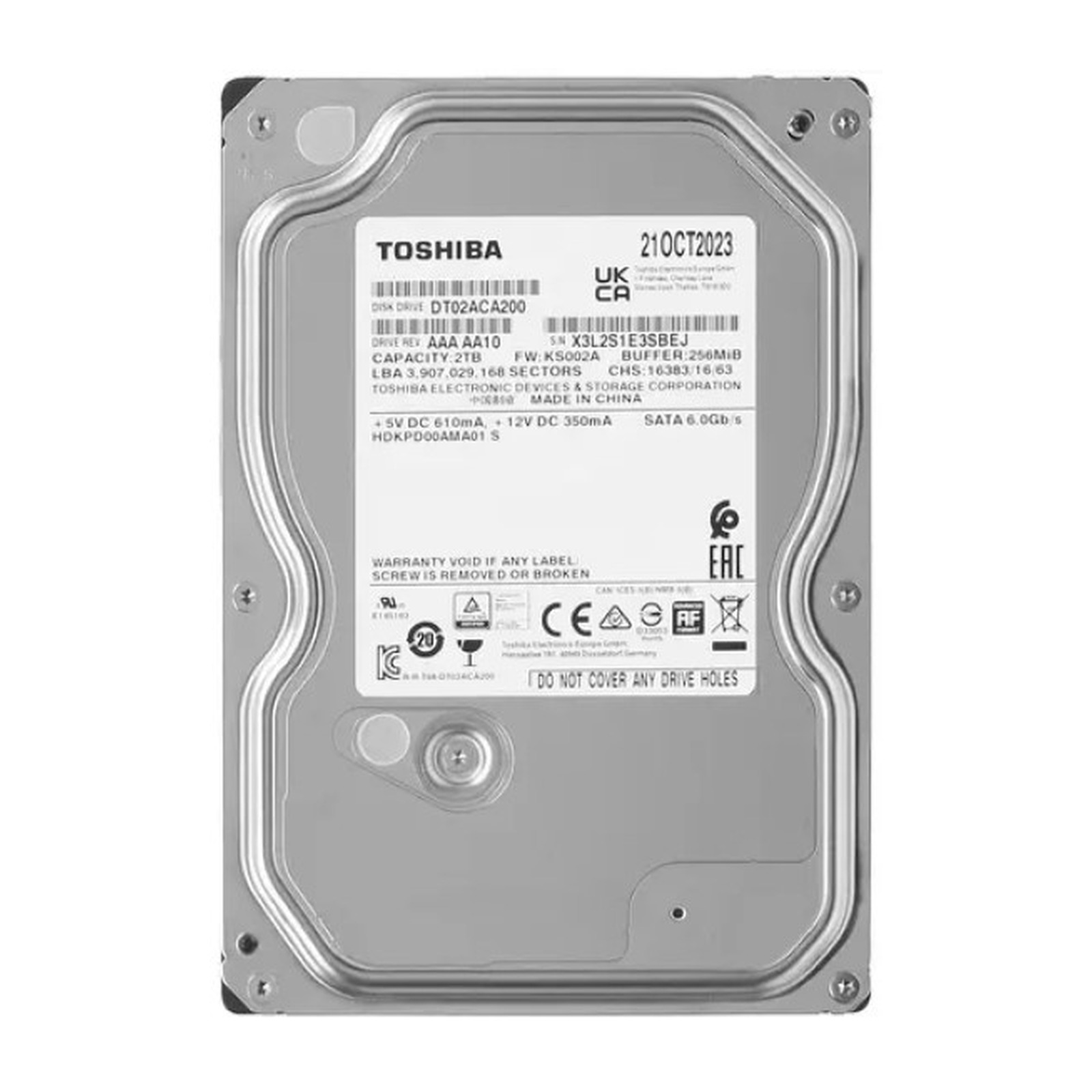 жесткий диск 2TB SATA 6Gb/s Toshiba DT02ACA200