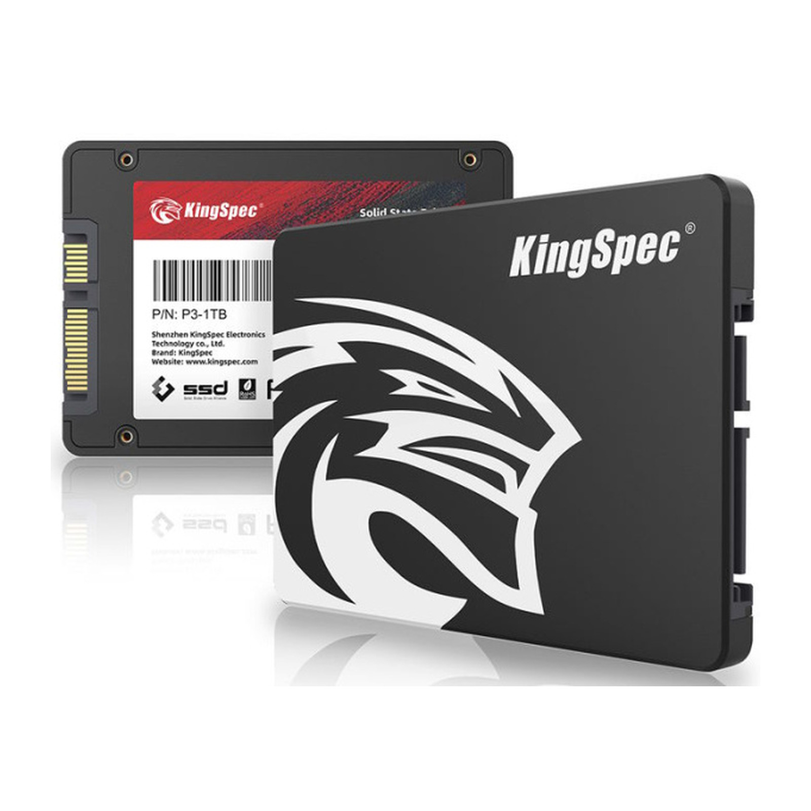 SSD накопитель 1000 ГБ KINGSPEC P3-1TB, SATA III, [P3-1TB]