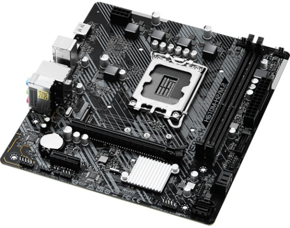 материнская плата ASRock H610M-H2/M.2, LGA1700, Intel H610, mATX