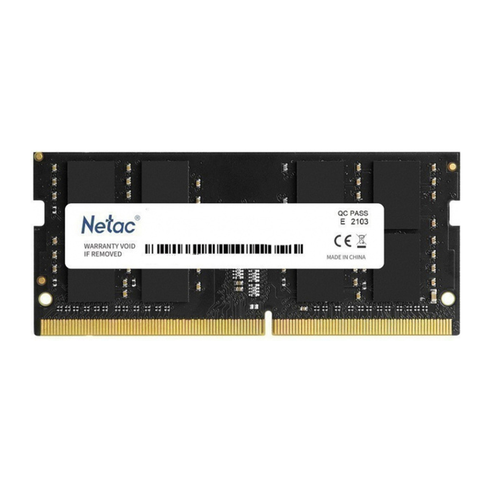 оперативная память DDR4 16 ГБ (1×16 ГБ) Netac NTBSD4N32SP-16, 3200 МГц, [NTBSD4N32SP-16]