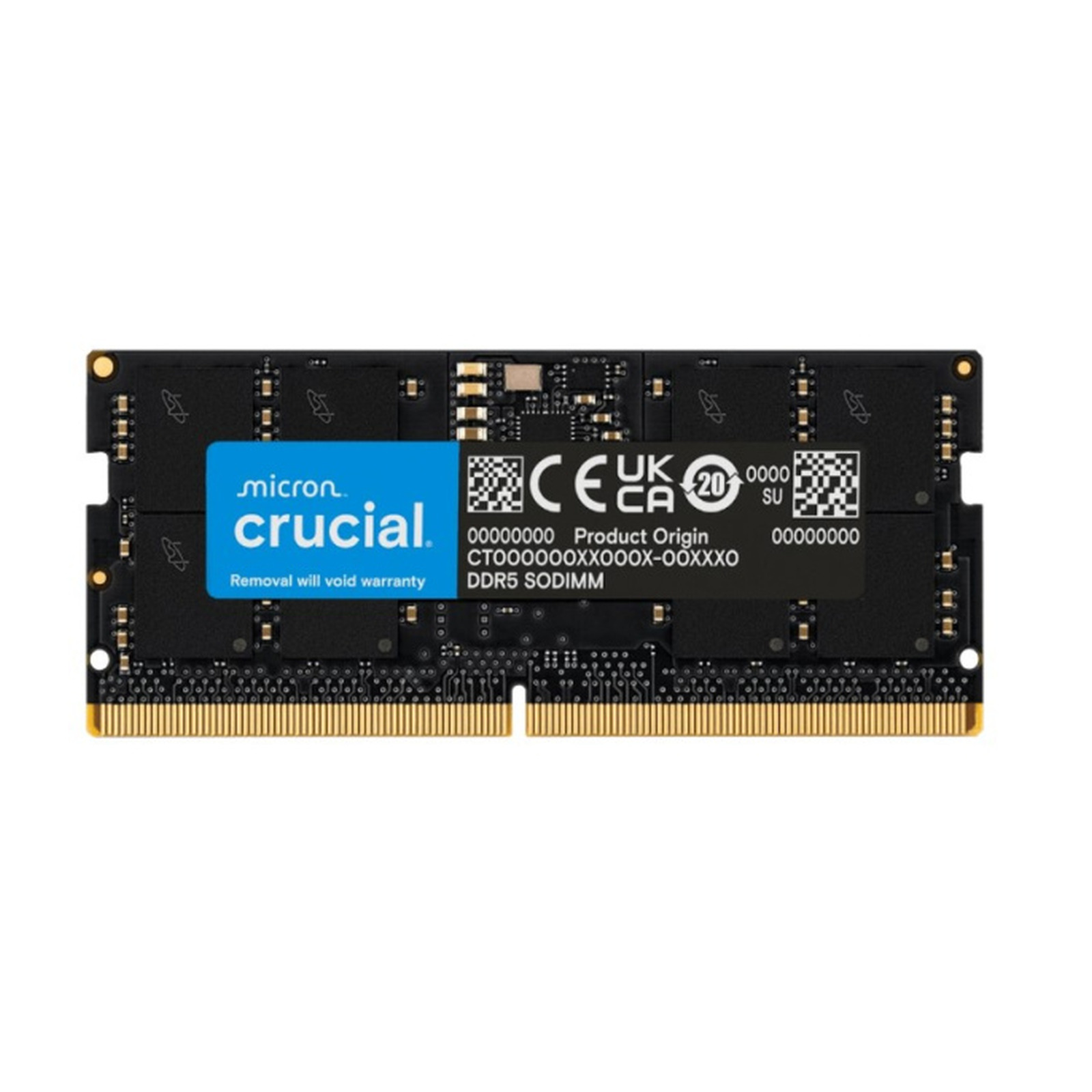 оперативная память DDR5 (1×64 ГБ) Crucial CT64G56C46S5, 5600 МГц, [CT64G56C46S5]