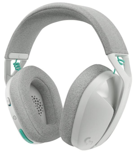 беспроводная стереогарнитура Logitech G321, Радиоканал, Охватывающие, Белый, [981-001569]