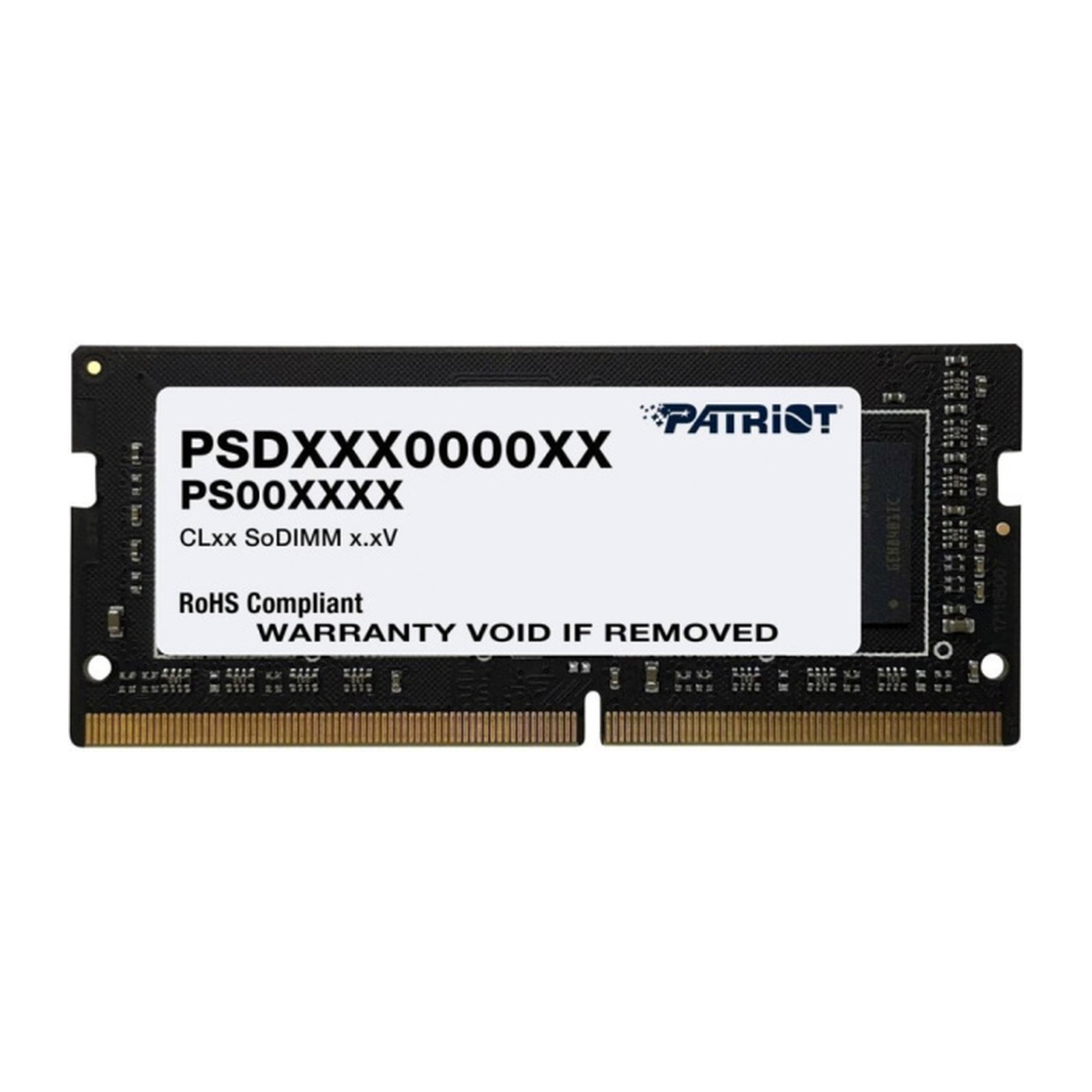Оперативная память Patriot DDR4 SO-DIMM 8 ГБ 3200 МГц, PSD48G320081S