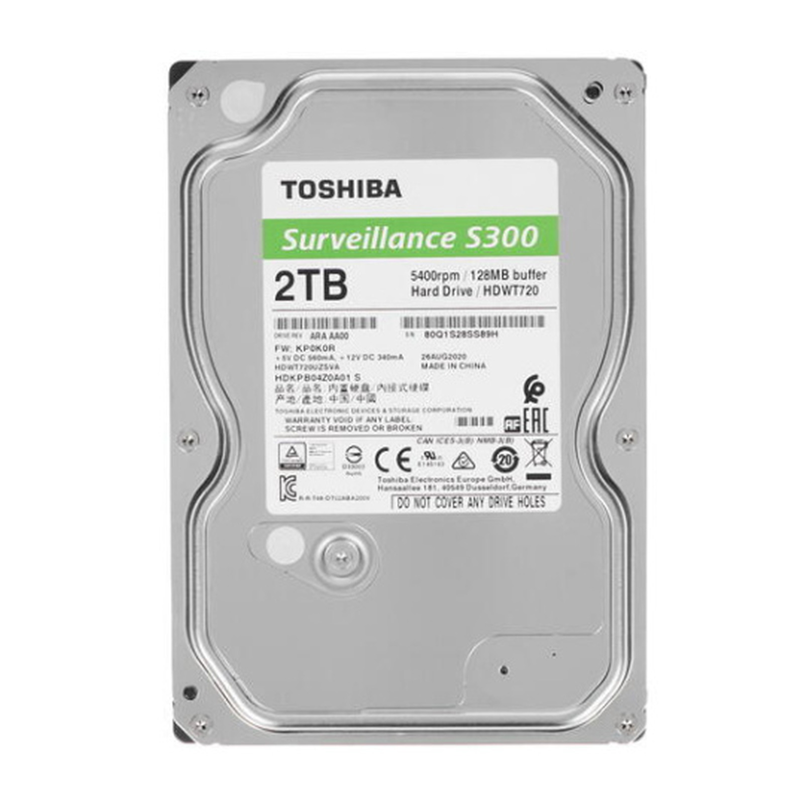 жесткий диск 2TB SATA 6Gb/s Toshiba HDWT720UZSVA