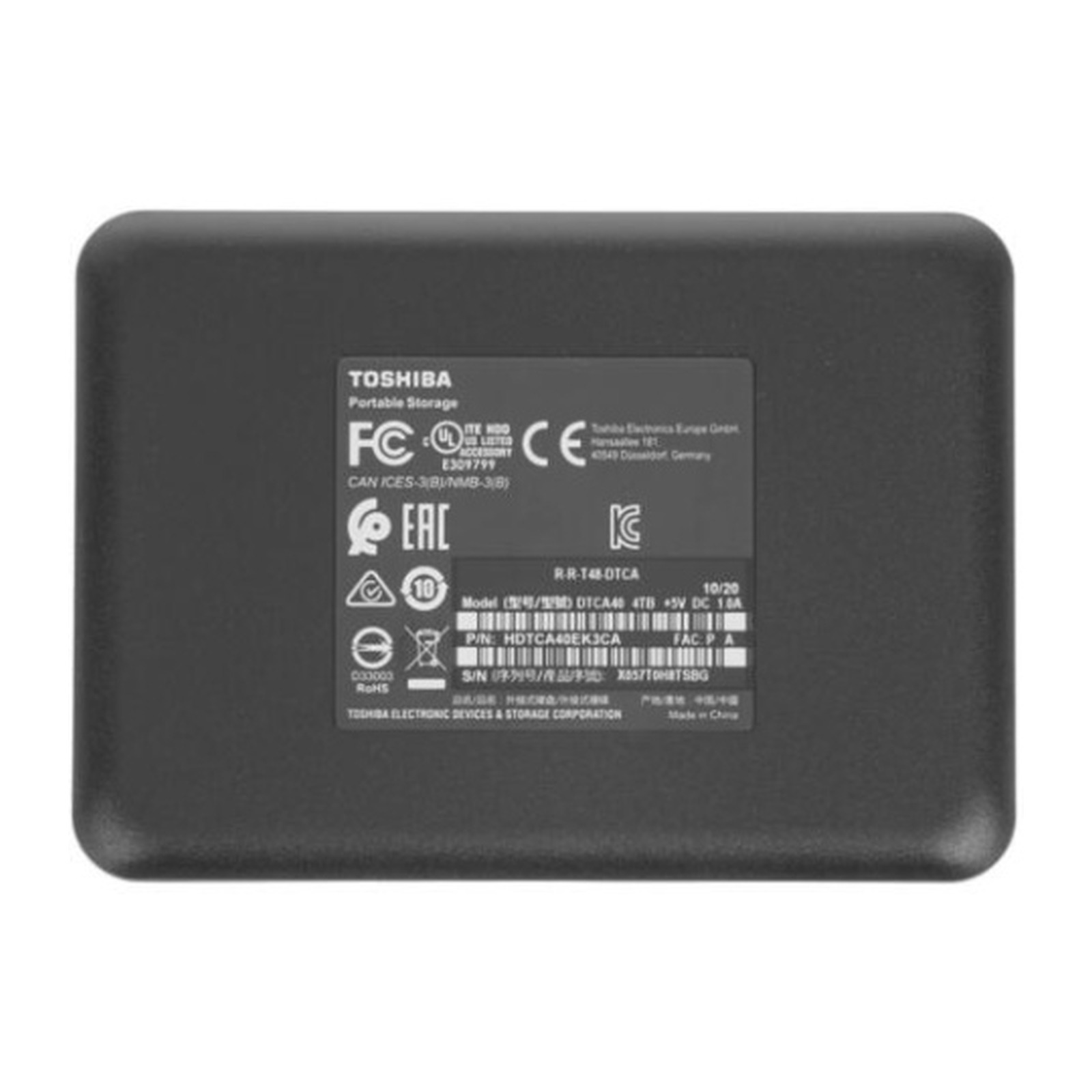 внешний диск HDD 2.5'' Toshiba HDTCA40EK3CA