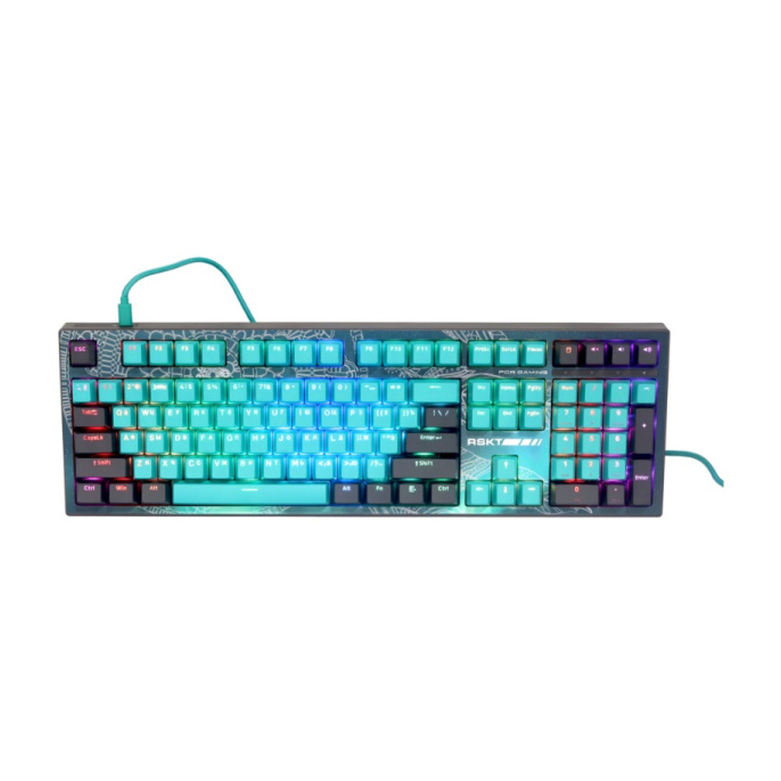 Клавиатура Raskat KM002-UV-GREEN