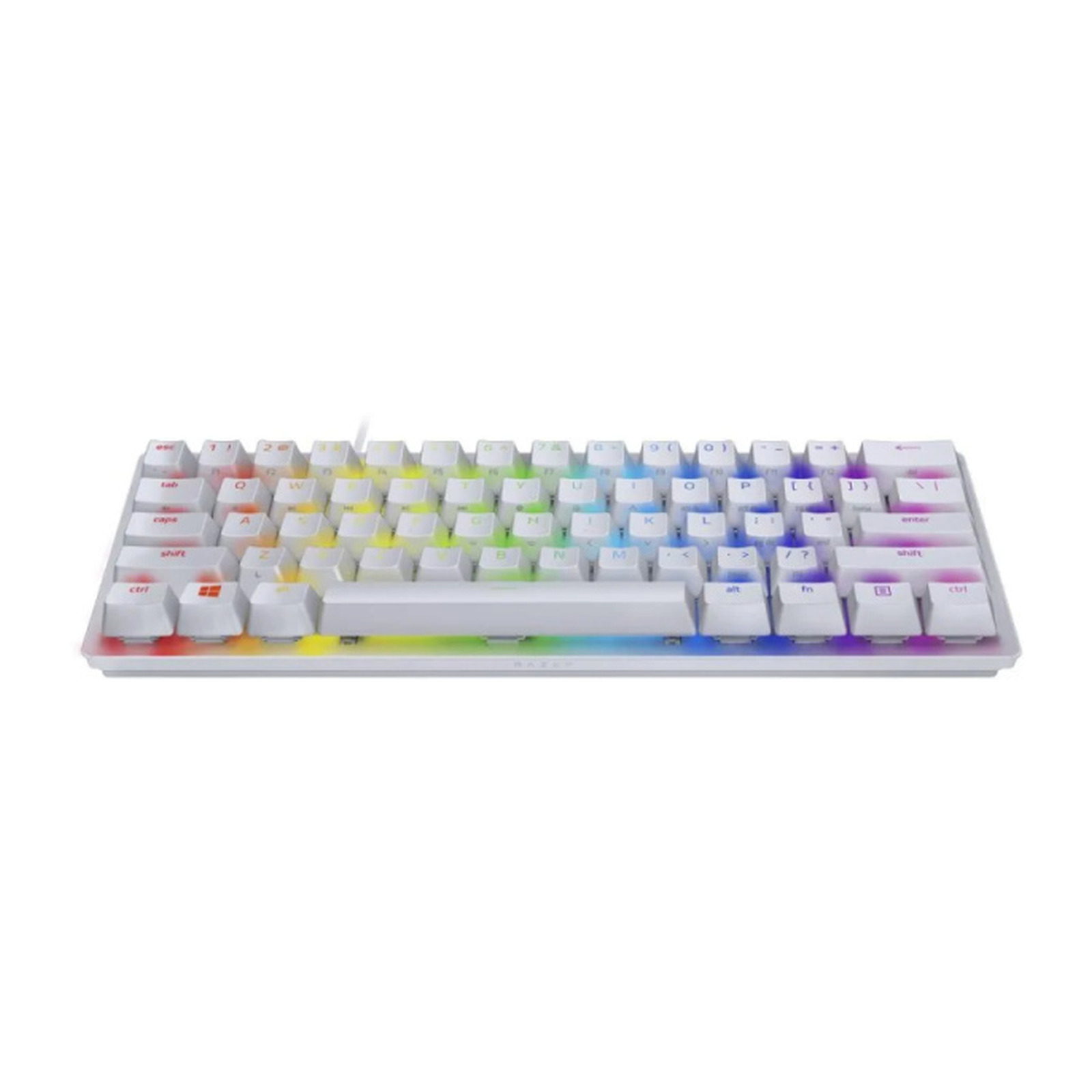 Клавиатура Razer Huntsman Mini Mercury Ed. Red Switch RZ03-03392200-R3R1