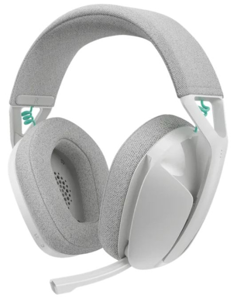 беспроводная стереогарнитура Logitech G321, Радиоканал, Охватывающие, Белый, [981-001569]