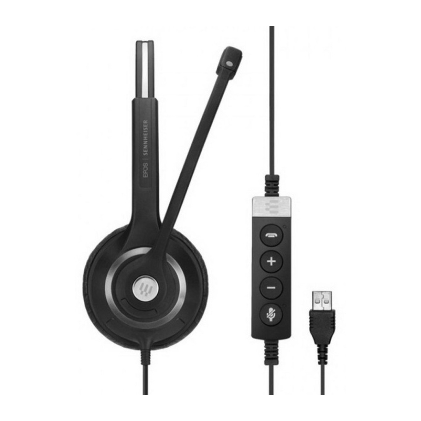 проводная моногарнитура EPOS IMPACT SC 230 USB MS II Mono, Проводной, Накладные, Черный, [1000578]