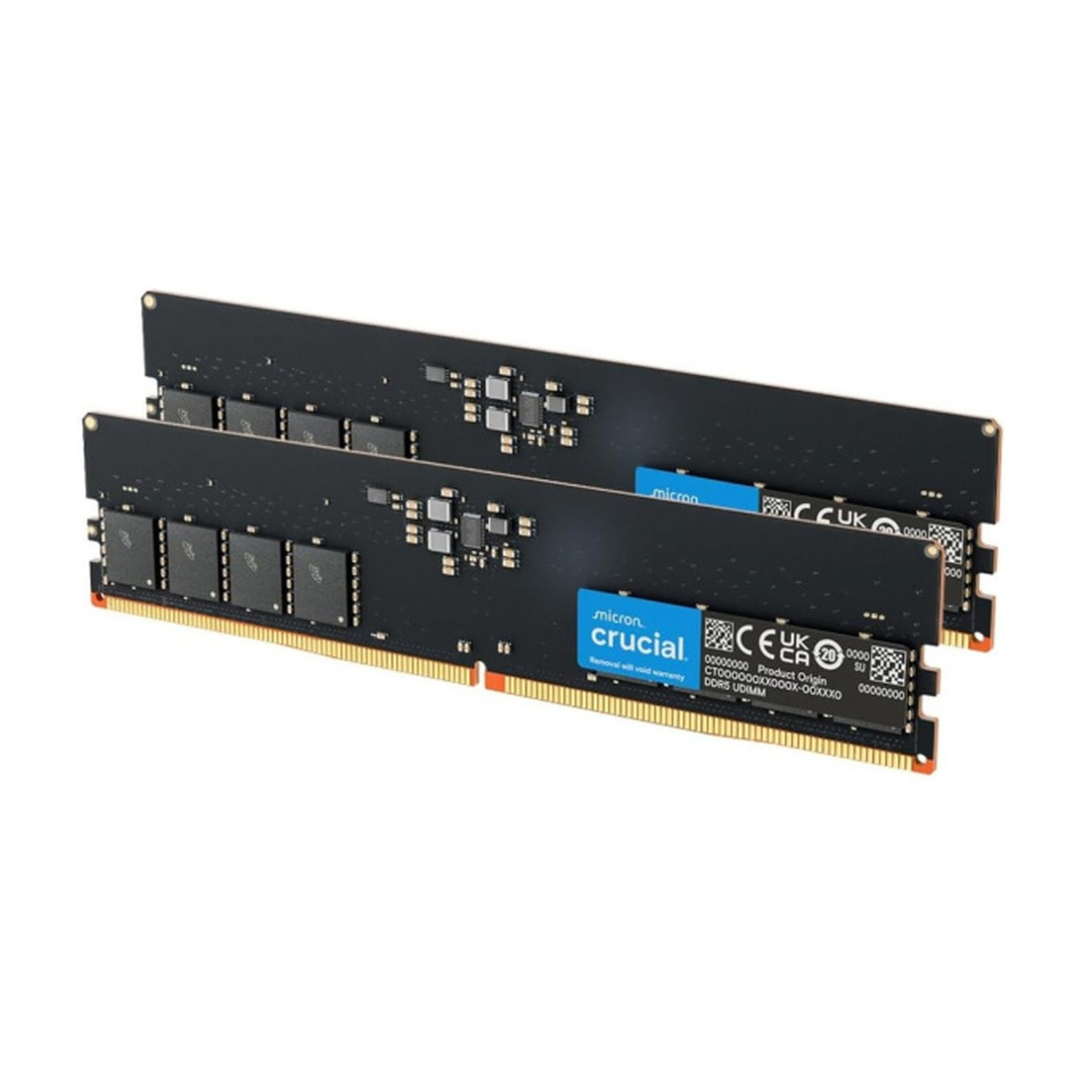 оперативная память DDR5 128 ГБ (2×64 ГБ) Crucial CT2K64G56C46U5, 5600 МГц, [CT2K64G56C46U5]