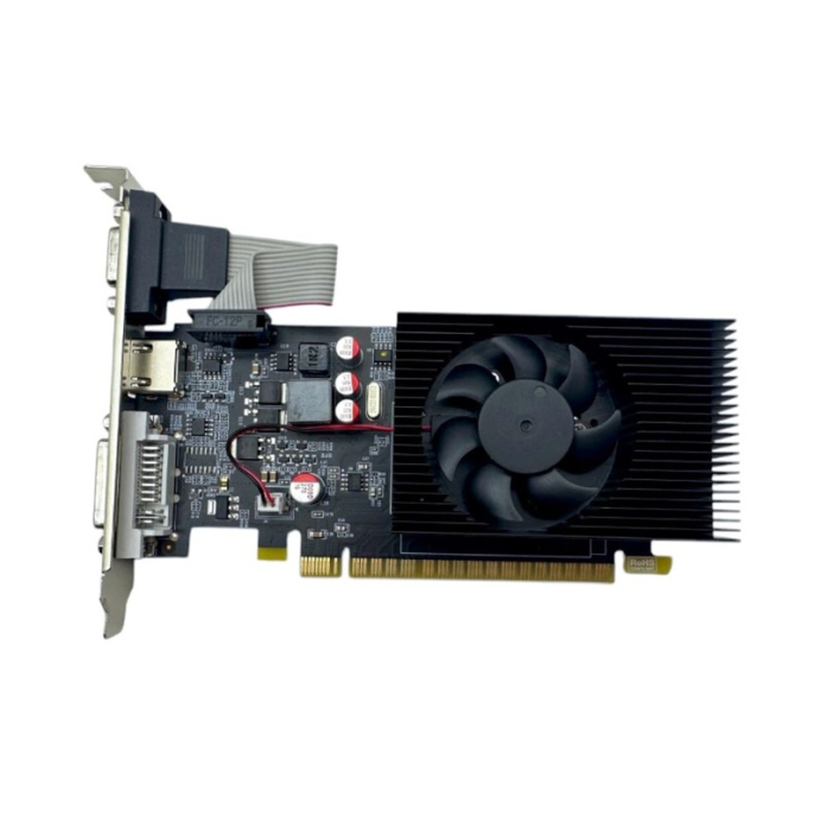 видеокарта CBR nVidia GeForce GT 730, 2 ГБ DDR3, [VGA-STX730-2G-RTL]