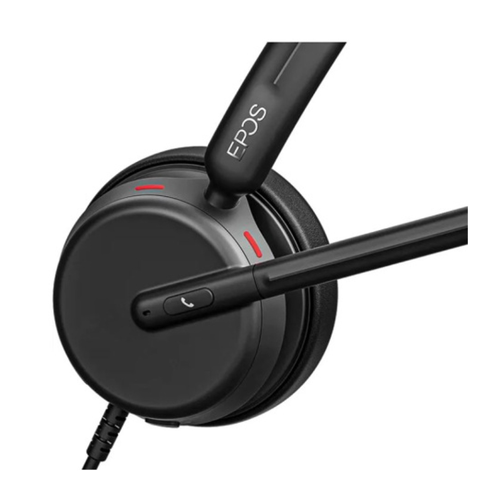 проводная стереогарнитура EPOS IMPACT 460T Duo, Проводной, Накладные, Черный, [1001253]