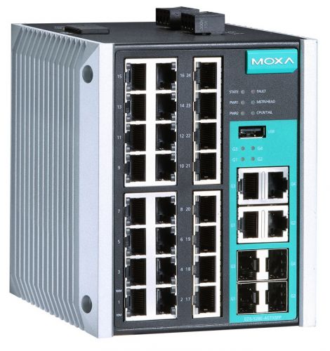 Коммутатор MOXA EDS-528E-4GTXSFP-HV-T