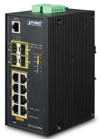 Коммутатор Planet IGS-5225-8P4S