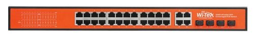 Коммутатор неуправляемый Wi-Tek WI-PS328GF